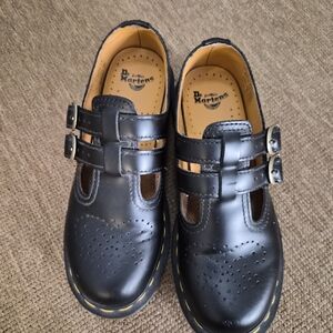 Dr. Martens Mary Jane's Black Shoes